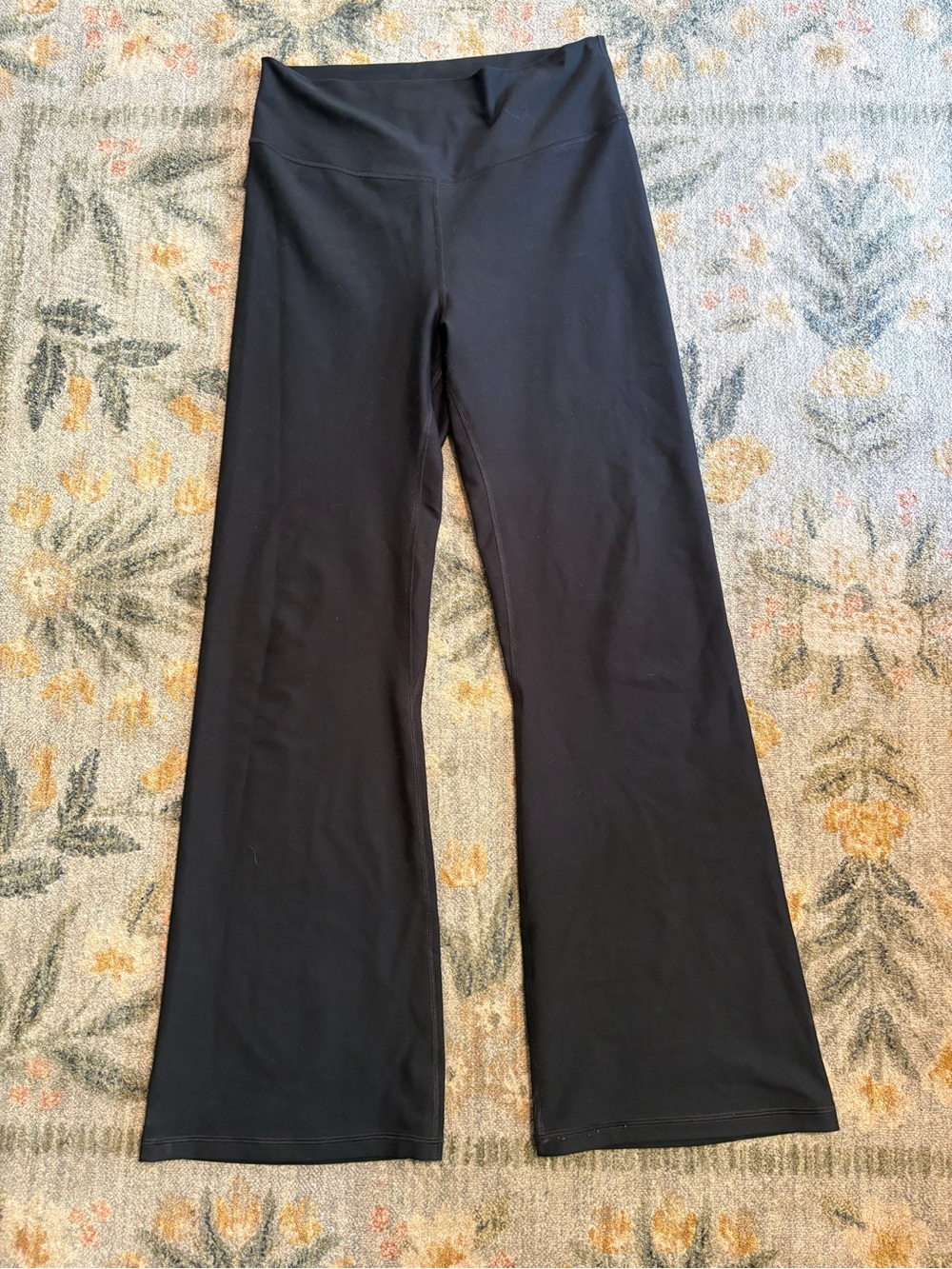 YPB Black Flare Pants Wide Leg Yoga Workout XL